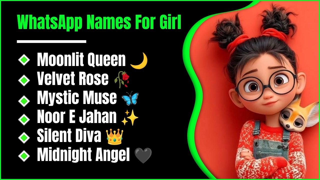 WhatsApp Names For Girl: 843+ Cute, Unique, Stylish And Meaningful Ideas